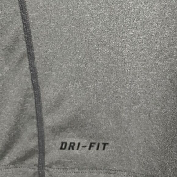 Nike Women’s Pro Combat Dri-Fit Gray Short Sleeve Athletic Shirt Sz-M - Picture 4 of 7